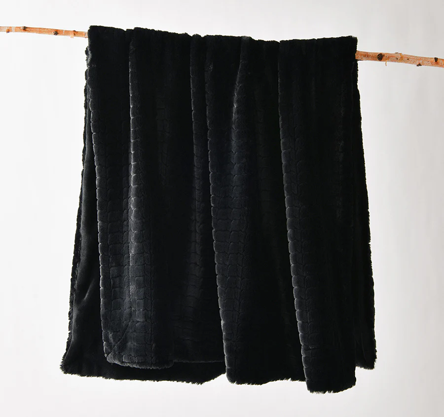Tambar 130x170cm Throw Rug Black
