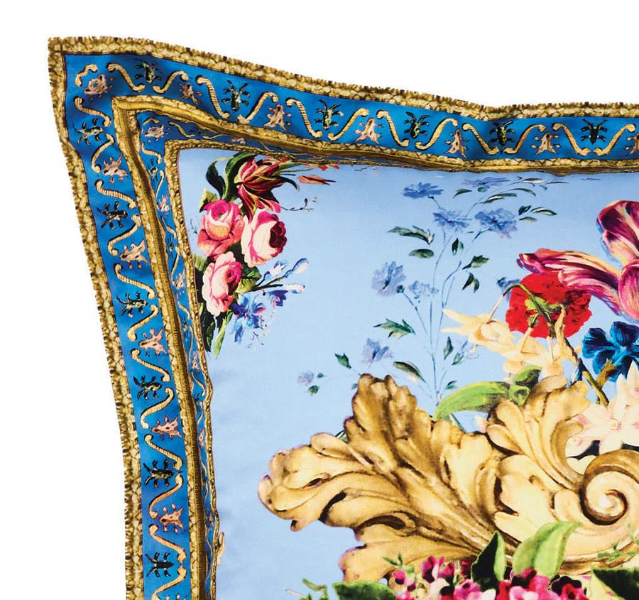 Floraful European Pillowcase Blue - Image 2