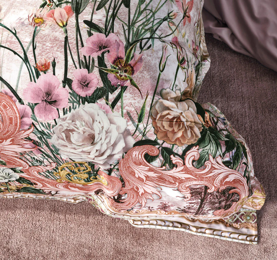Kissed By The Prince Quilt Cover Set Range Pink - Image 3