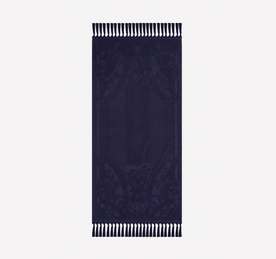 Palm Jacquard 620GSM Bath Towel Range Midnight - Image 4