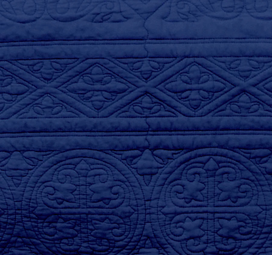 Classic Navy Coverlet Set Range - Image 2