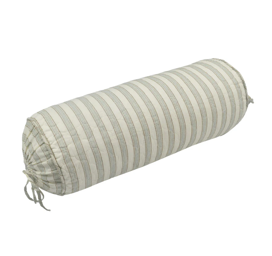 Lyon Teal 18x48cm Filled Bolster Reverse - Image 3