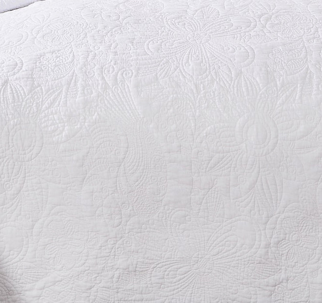 Pure White Coverlet Set Range - Image 2