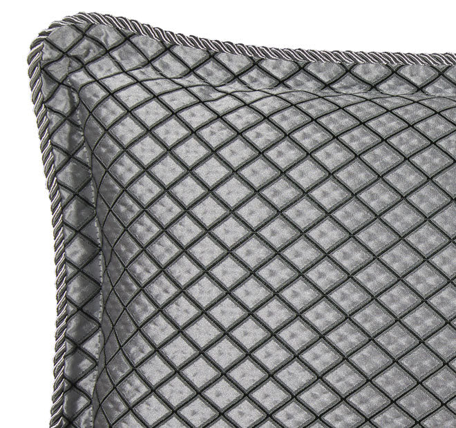 Lancaster 30x60cm Filled Cushion Silver - Image 2