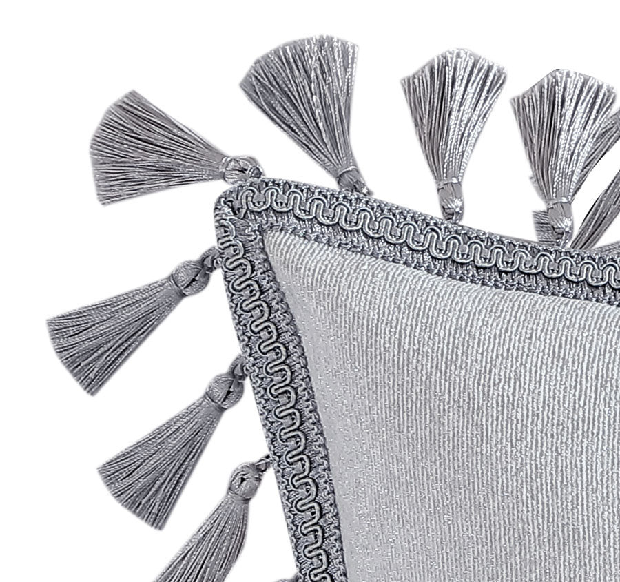 Orion 45x45cm Filled Cushion Silver - Image 2