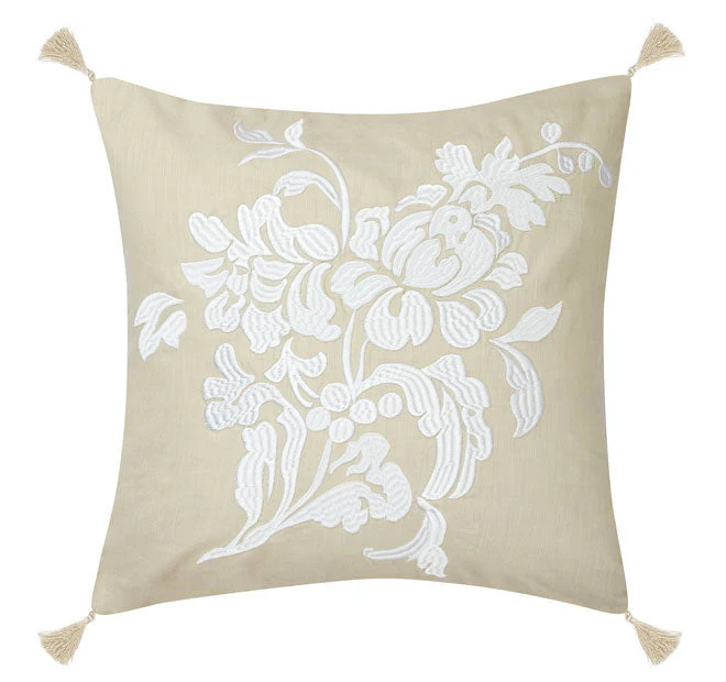 Coralie 48x48cm Filled Cushion Linen