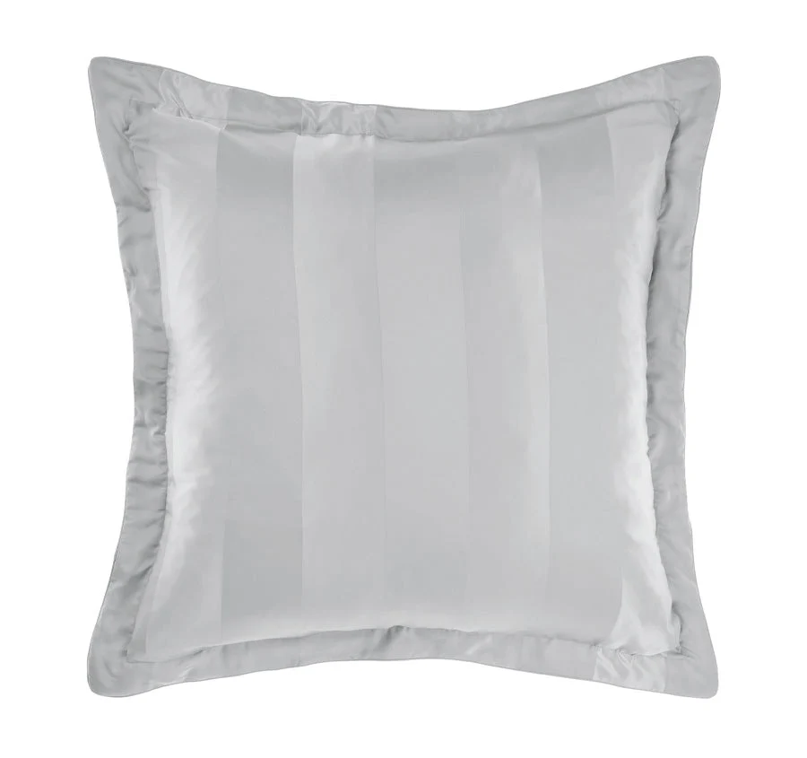 Francesco European Pillowcase Silver