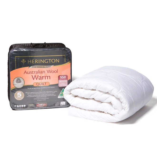 Australian Warm Wool 550GSM Quilt Range - Image 6