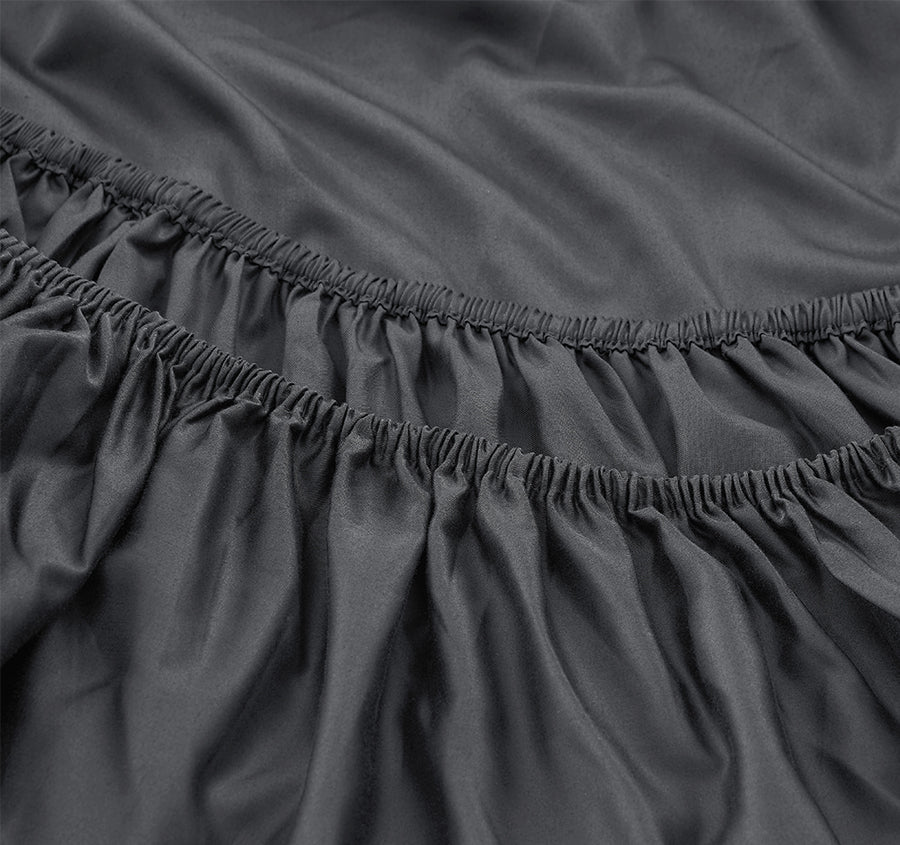 Signature 500TC Classic Egyptian Cotton Mega Sheet Set Range Charcoal Grey - Image 3