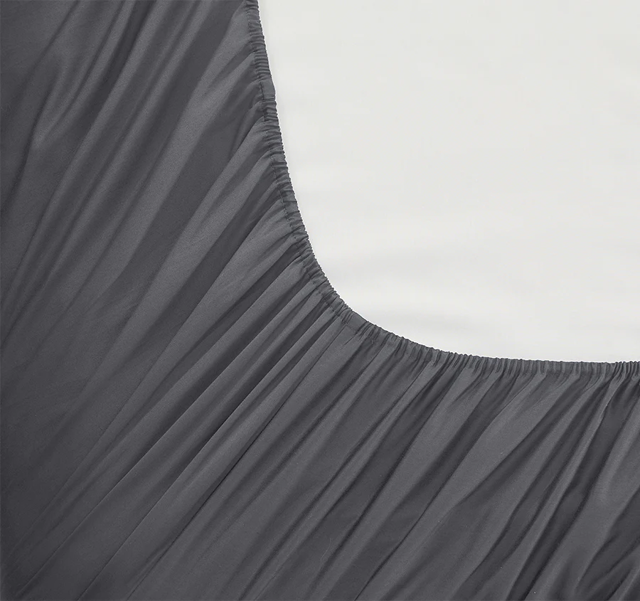 Signature 500TC Classic Egyptian Cotton Mega Sheet Set Range Charcoal Grey - Image 4