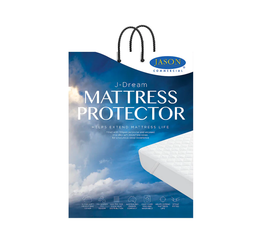 J-Dream Microfibre 130GSM Mega Strap Mattress Protector Range