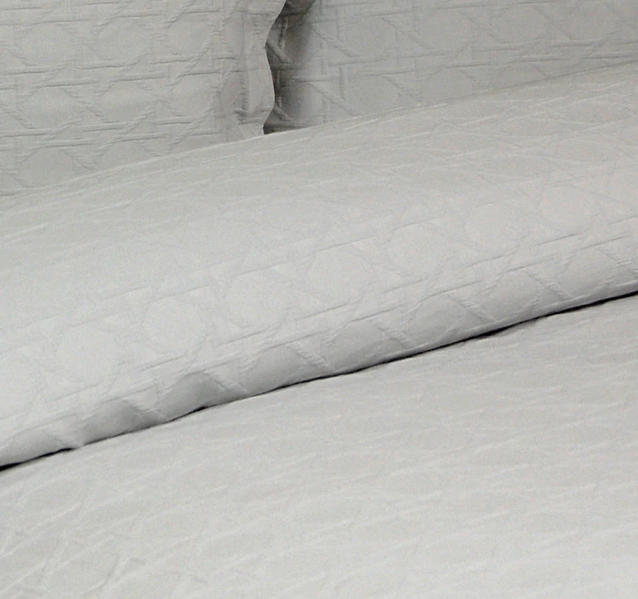 Villa Matelassé Coverlet Range Silver - Image 3