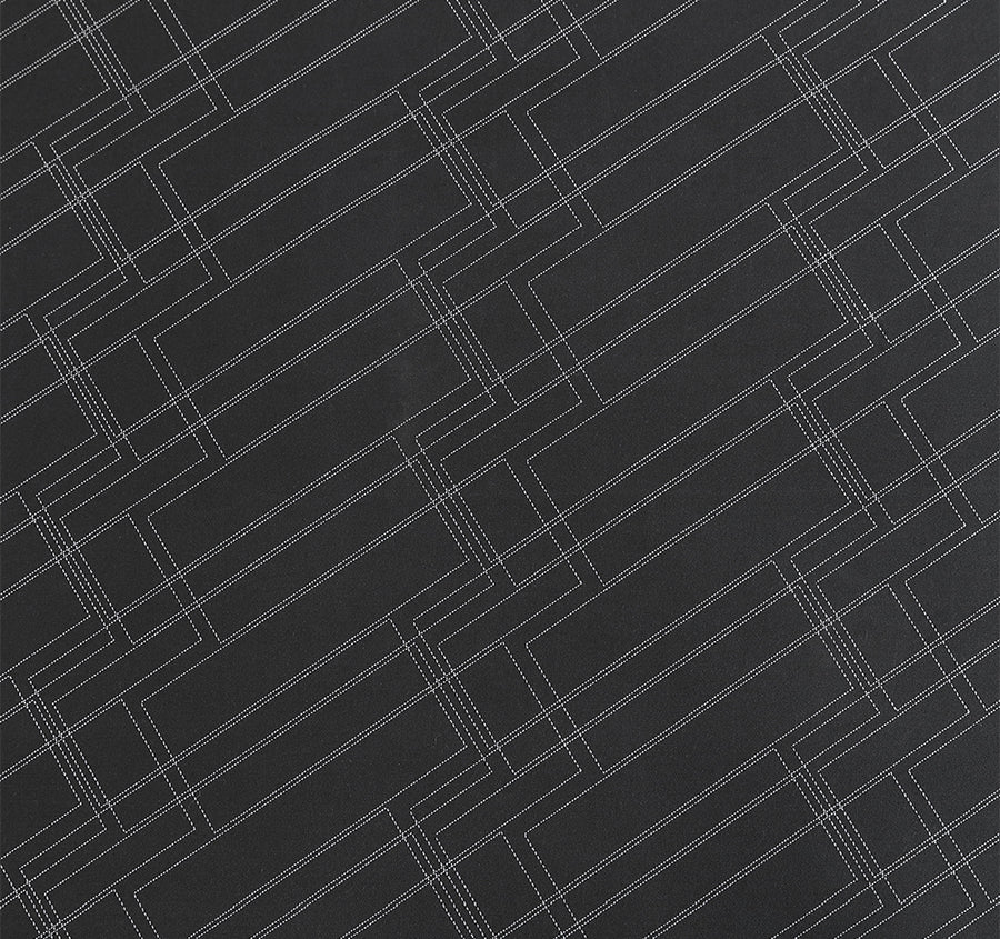 Diagonal Stitch Quilt Cover Set Range Black - Image 2
