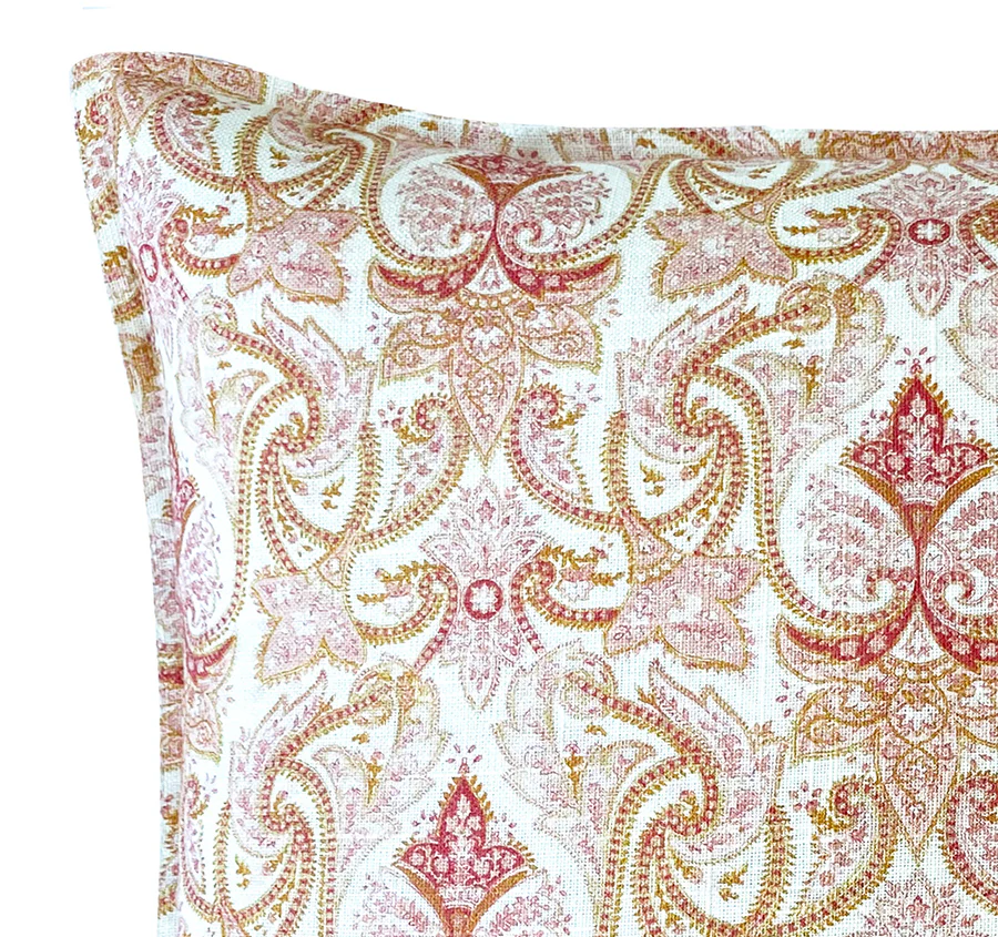 Bridgeford Paisley 50x50cm Filled Cushion Pink - Image 2