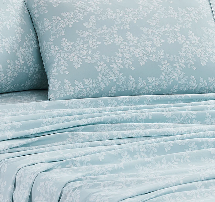 Burnham 300TC Cotton Sheet Set Range Spruce Green - Image 3