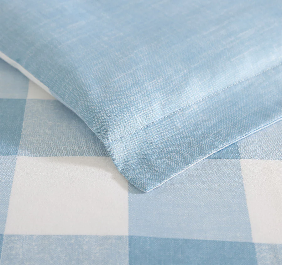 Cynthia Quilt Cover Set Range Powder Blue - Image 6