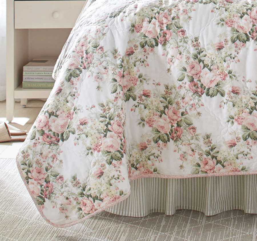 Joyce Coverlet Set Peach Bellini - Image 3