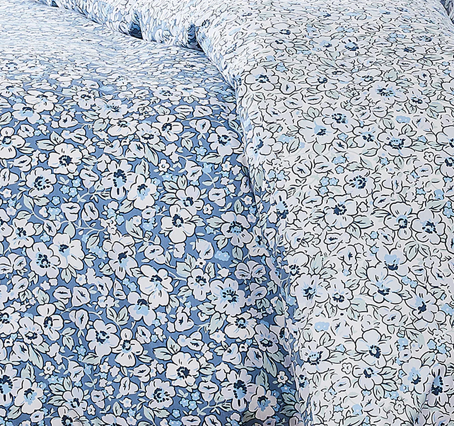 Libby Quilt Cover Set Range Blue - Image 2
