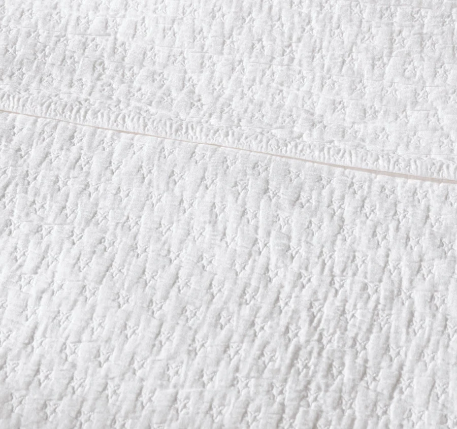 Authentic Star Bed Cover Range White - Image 9