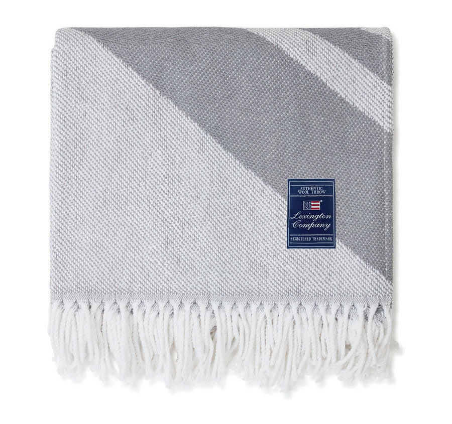 Recycled Logo 130x170cm Throw Rug Grey - Image 3