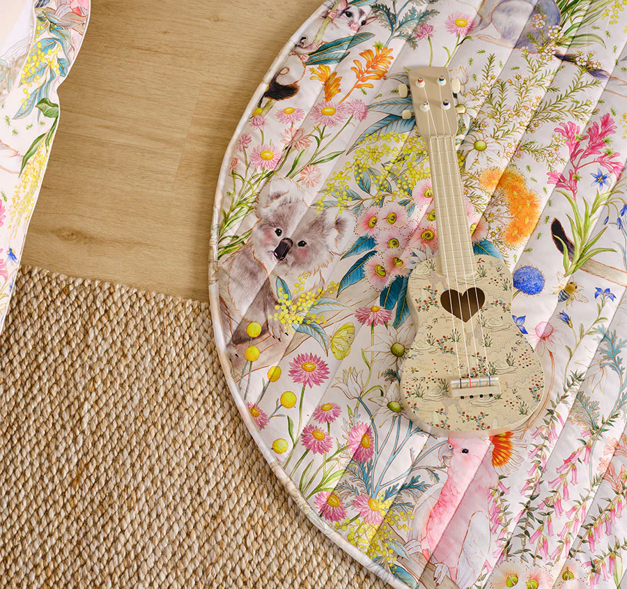 Bush Folk 120cm Round Playmat Pink - Image 3