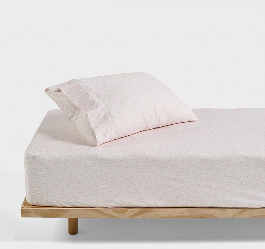 Daisy Meadow Fitted Sheet Combo Set Range Blush - Image 3