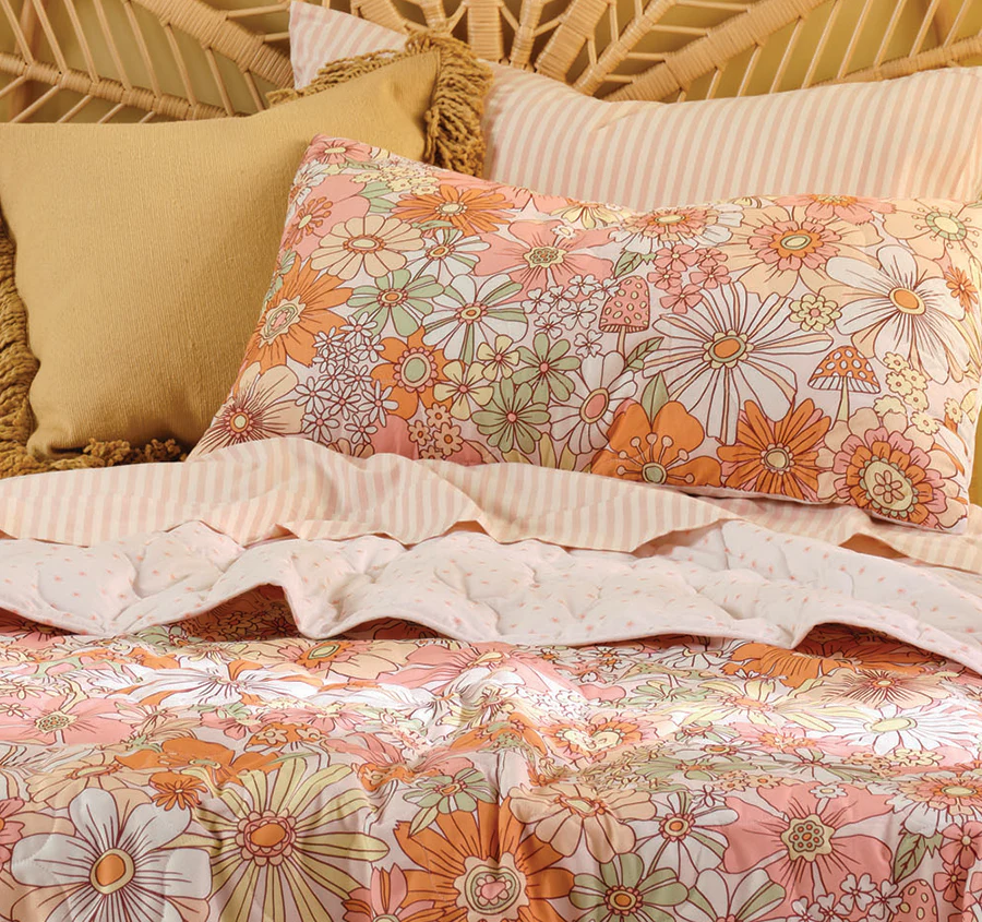Flower Power Coverlet Set Multi - Image 4
