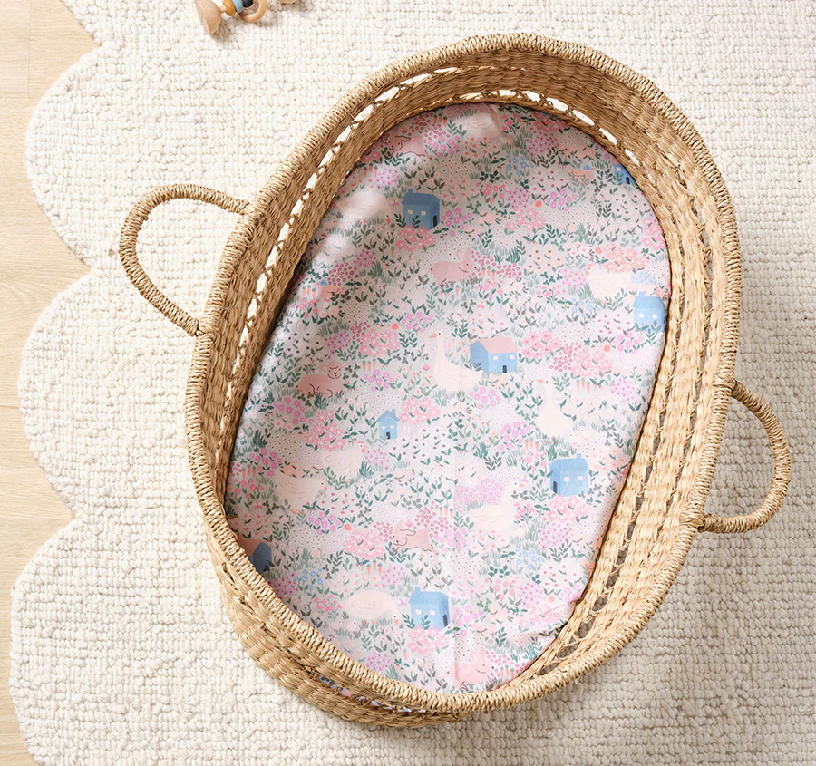 Lottie 2 Piece Bassinet Fitted Sheets Multi