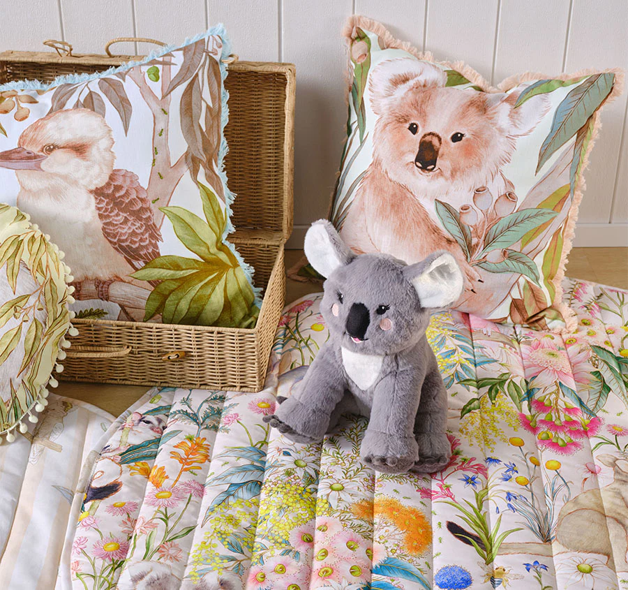 Novelty Filled Cushion Kevin Koala Grey - Image 4