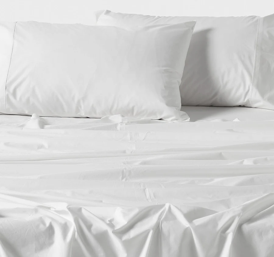 400THC Australian Cotton Sheet Set Range White - Image 4