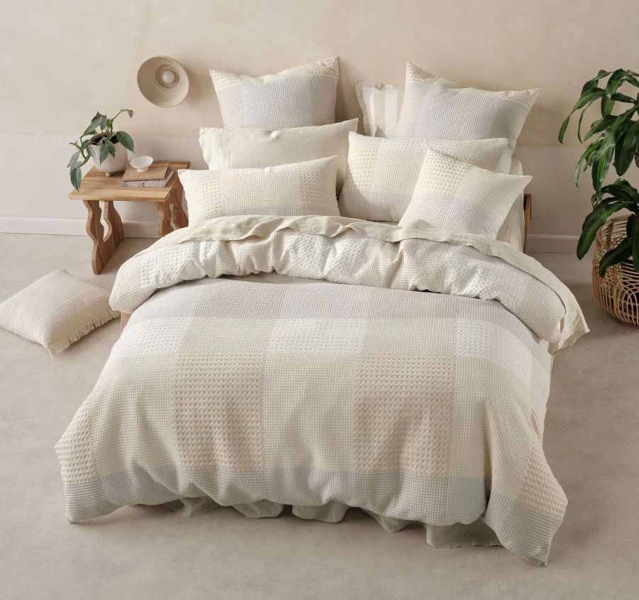 Baleares Quilt Cover Set Range Natural