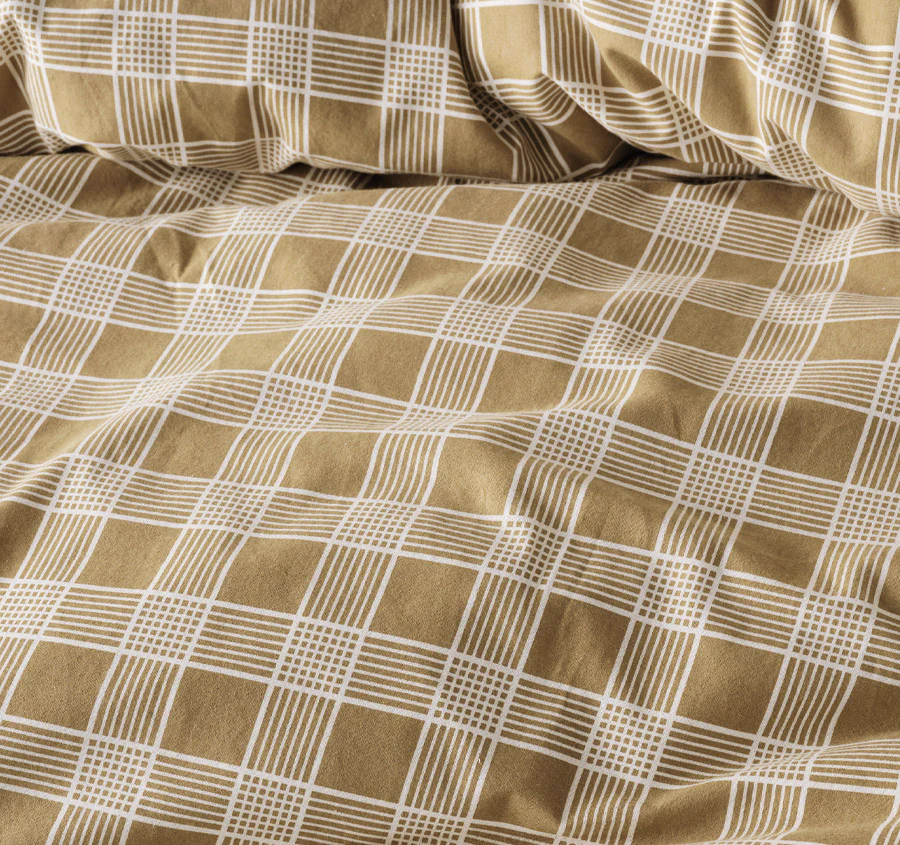 Barnett Printed Flannelette Cotton Quilt Cover Set Range Dijon - Image 2