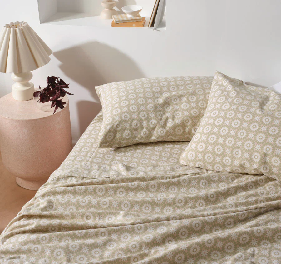 Benina Printed Flannelette Cotton Mega Sheet Set Range - Image 3