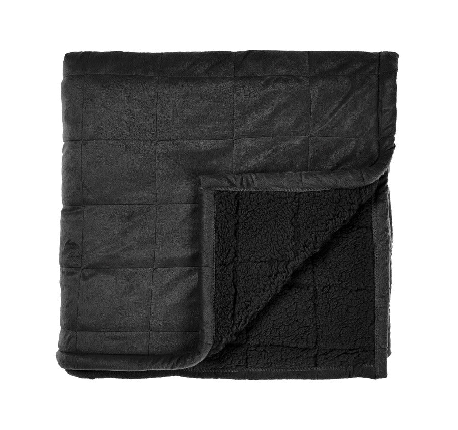 Bray 150x200cm Throw Rug Charcoal - Image 2