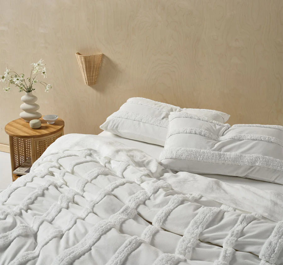 Cillian Quilt Cover Set Range White - Image 4