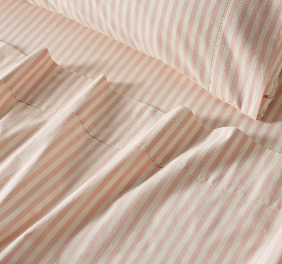 Classic Stripe Sheet Set Range Rose - Image 2