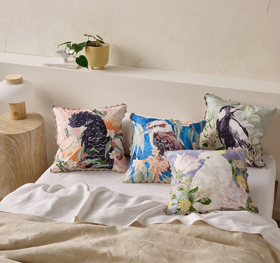 Coastal Kookaburra 50x50cm Cushion Multi - Image 4