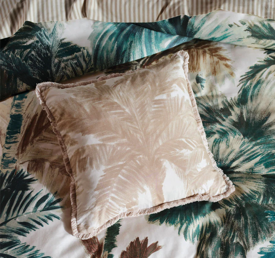 Cynthia 48x48cm Filled Cushion Teal - Image 3