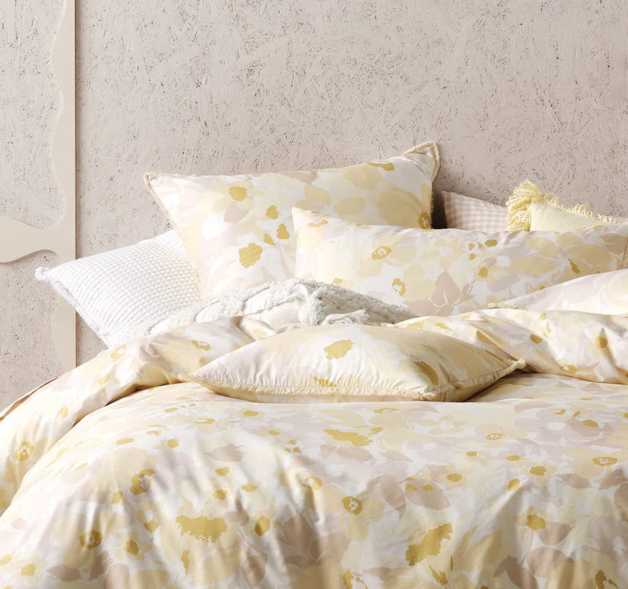 Daffodil Garden Quilt Cover Set Range Yellow - Image 4