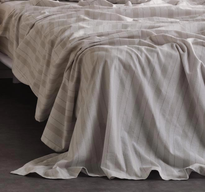 Donald Printed Flannelette Cotton Mega Sheet Set Range Taupe - Image 3