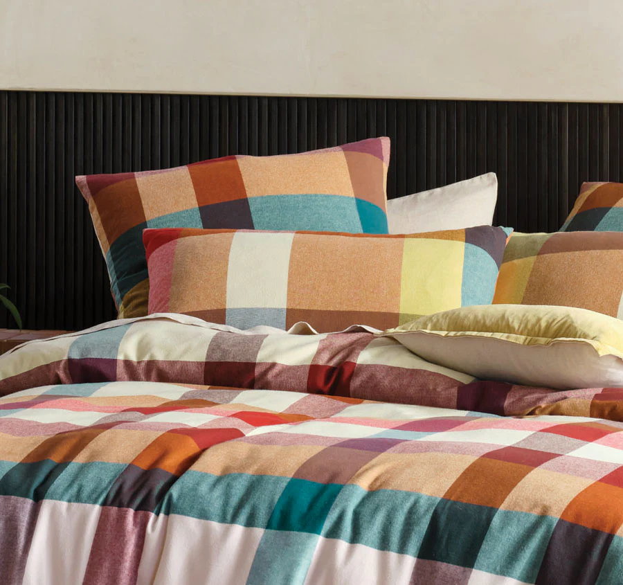 Eastwood Quilt Cover Set Range Pecan - Image 4