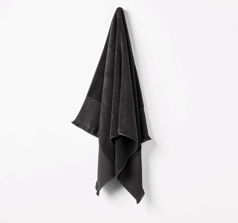 Eden 550GSM Cotton Bath Towel Range Charcoal - Image 3