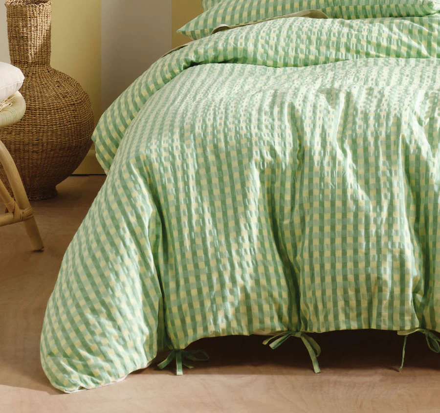 Ferrara Quilt Cover Set Range Green Apple - Image 3
