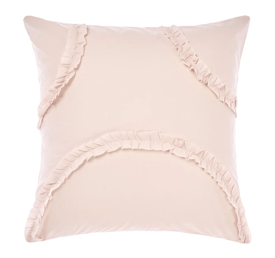 Gianna European Pillowcase Pink