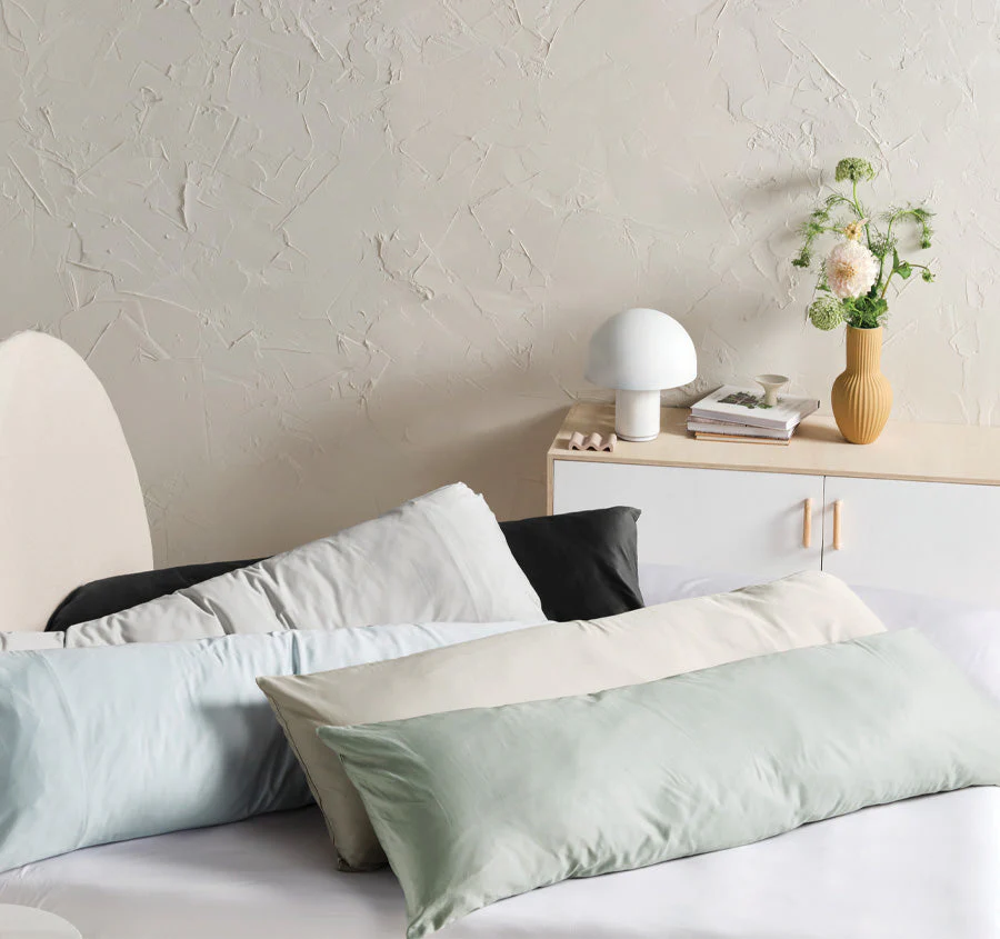 Hotel Augusta 500THC Cotton Sateen Body Pillowcase Taupe - Image 3