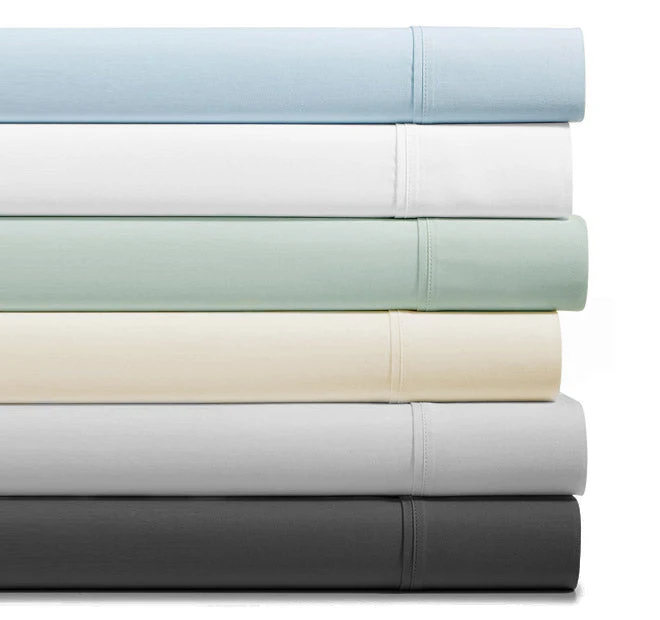 Hotel Augusta 500THC Cotton Sateen Mega Fitted or Flat Sheet Range Grey - Image 4