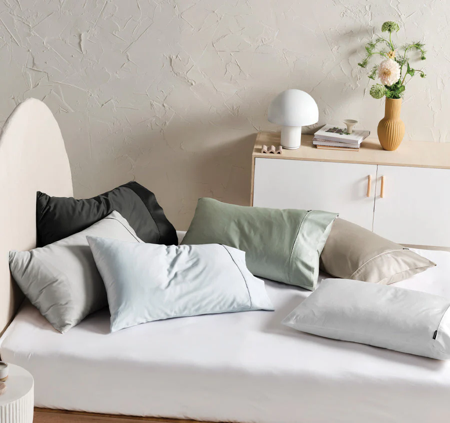 Hotel Augusta 500THC Cotton Sateen Standard Pillowcase White - Image 4