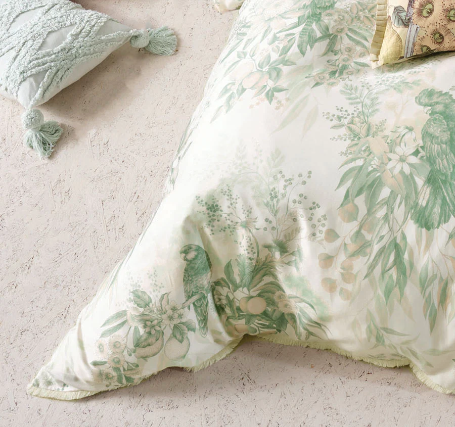 Katherine Quilt Cover Set Range Green - Image 3