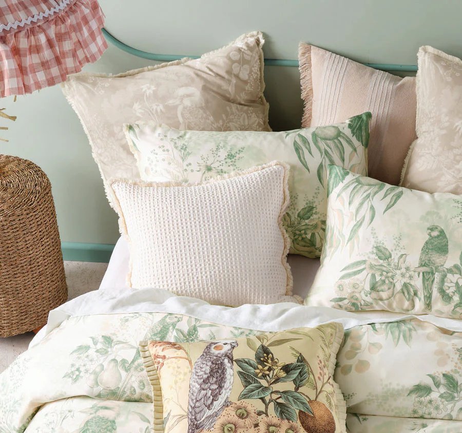 Katherine Quilt Cover Set Range Green - Image 4