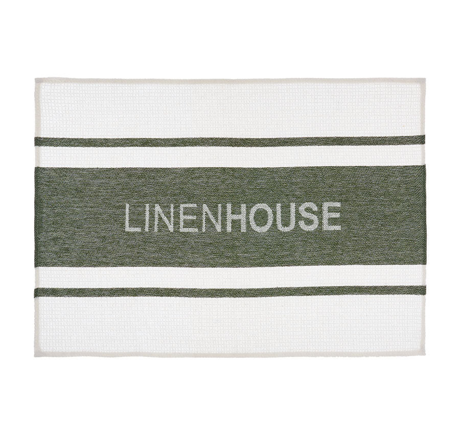 Linen House Logo Tea Towel Fern